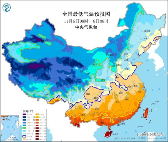 寒潮自西北向東南影響我國(guó) 華北黃淮等地霧霾天氣將減弱消散(圖3)